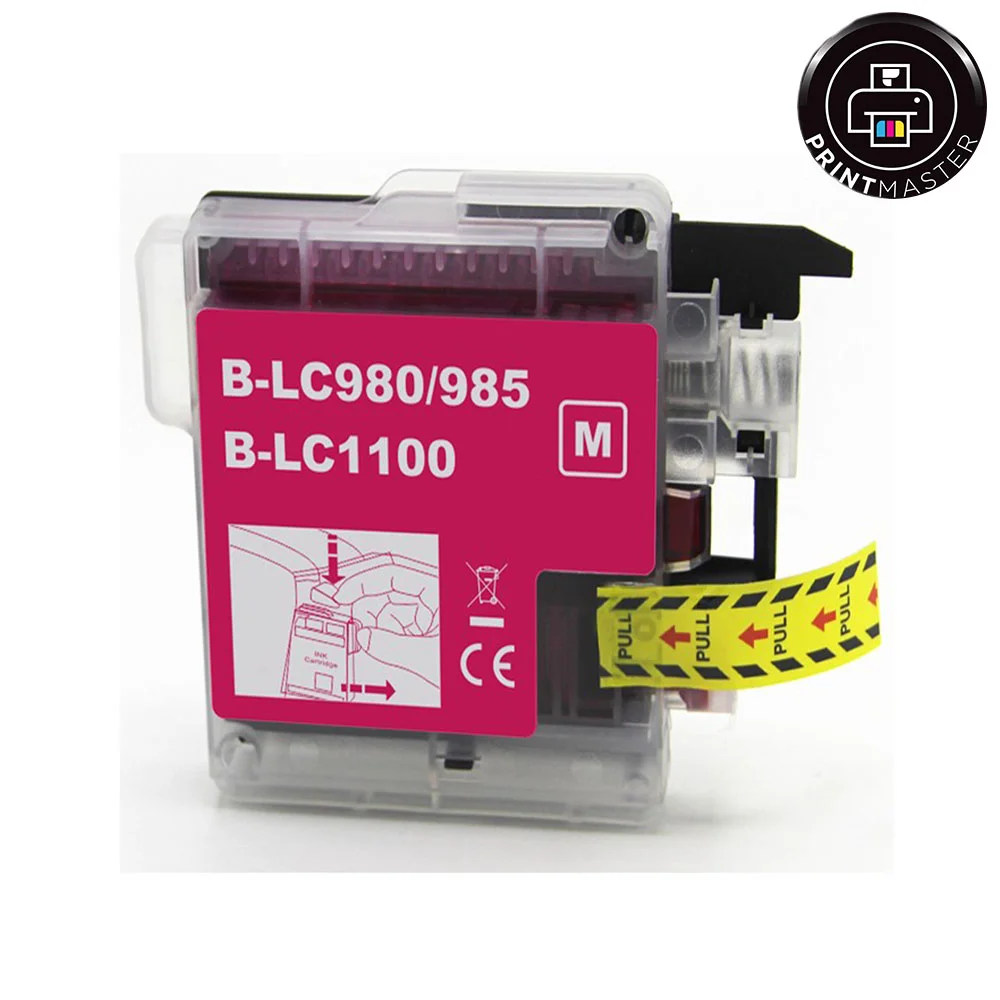 Φωτογραφία προϊόντος: Συμβατό μελάνι Brother LC-1100XL LC 980XL Magenta