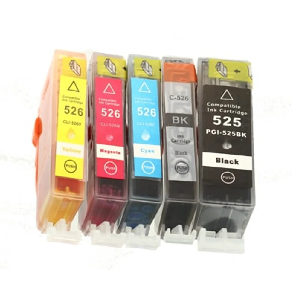 Φωτογραφία προϊόντος: Multipack 5 συμβατών μελανιών Canon PGI-525 BK/ CLI-526 CMYK