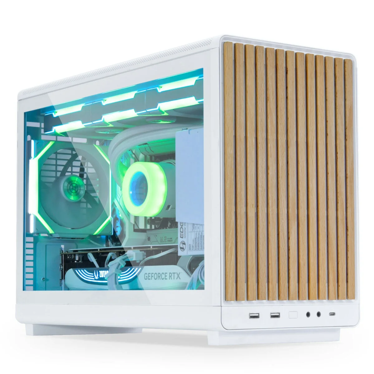 Φωτογραφία προϊόντος: Lian Li DAN Case A3 Wood White - Glass Side Panel - M-ATX All Mesh Steel-Fabric PC Case from Daniel