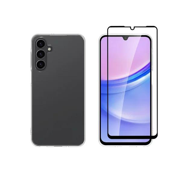 Φωτογραφία προϊόντος: Vivid Set Gelly Case + Full Face Tempered Glass Samsung Galaxy A16 Black