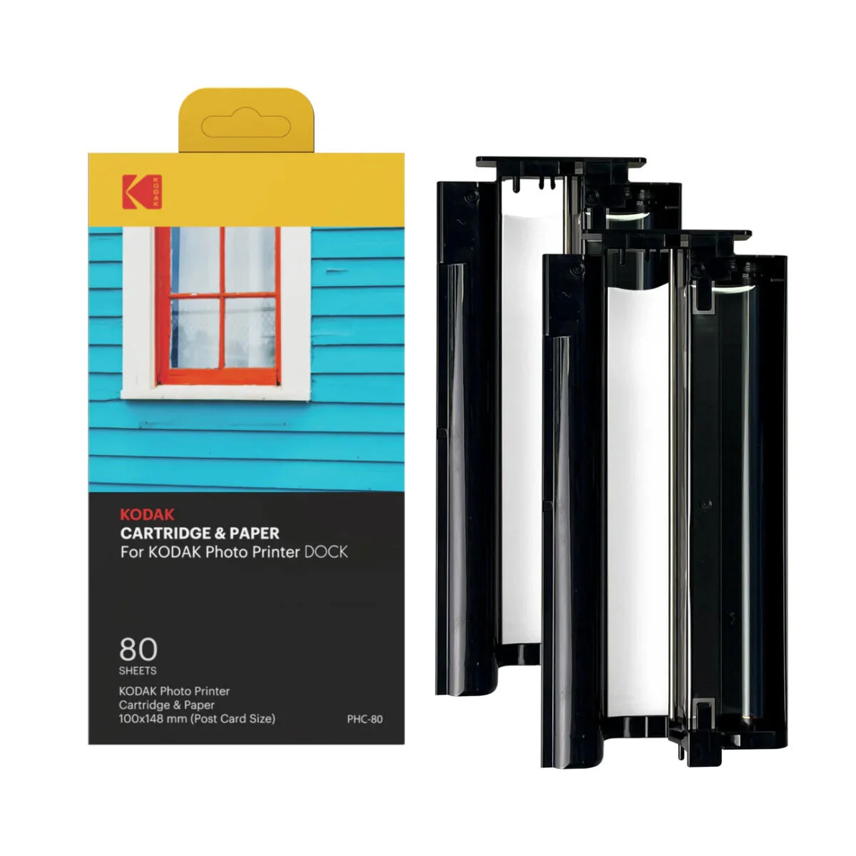 Φωτογραφία προϊόντος: Kodak PHC-80 - Glossy Photo Paper (10x15cm) for WLAN Kodak Photo Printer (Dock Plus)
