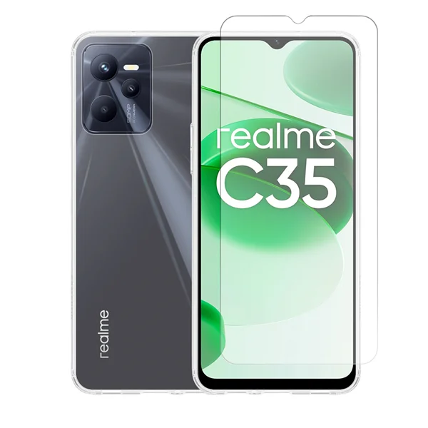 Φωτογραφία προϊόντος: Vivid Set TPU Case + Tempered Glass Realme C35 Transparent