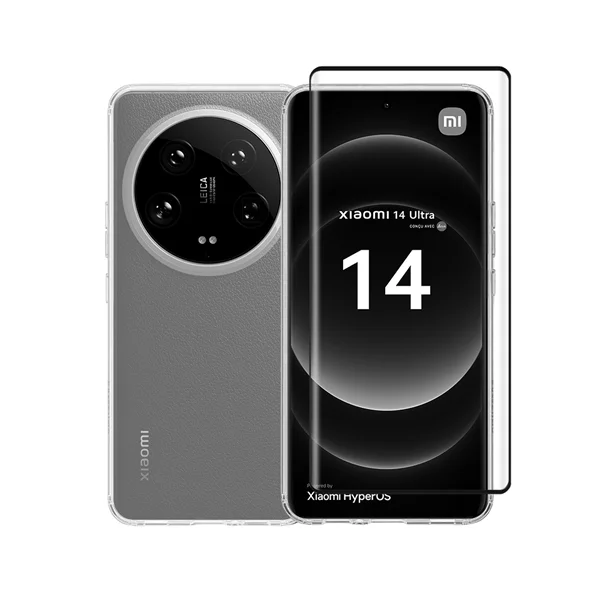Φωτογραφία προϊόντος: Vivid Set Gelly Case + 3D Curved Tempered Glass Xiaomi 14 Ultra Black