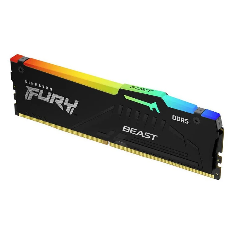 Φωτογραφία προϊόντος: KINGSTON Memory KF560C30BBEA-32 FURY Beast Black RGB DDR5, 6000MT/s, 32GB EXPO