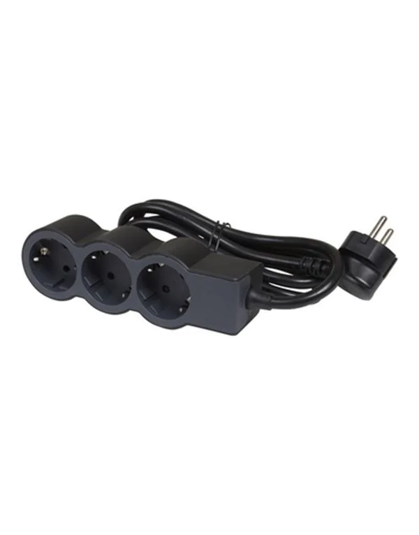 Φωτογραφία προϊόντος: Legrand SurgeArrest 3 Outlets 1.5m Cable Black/Grey