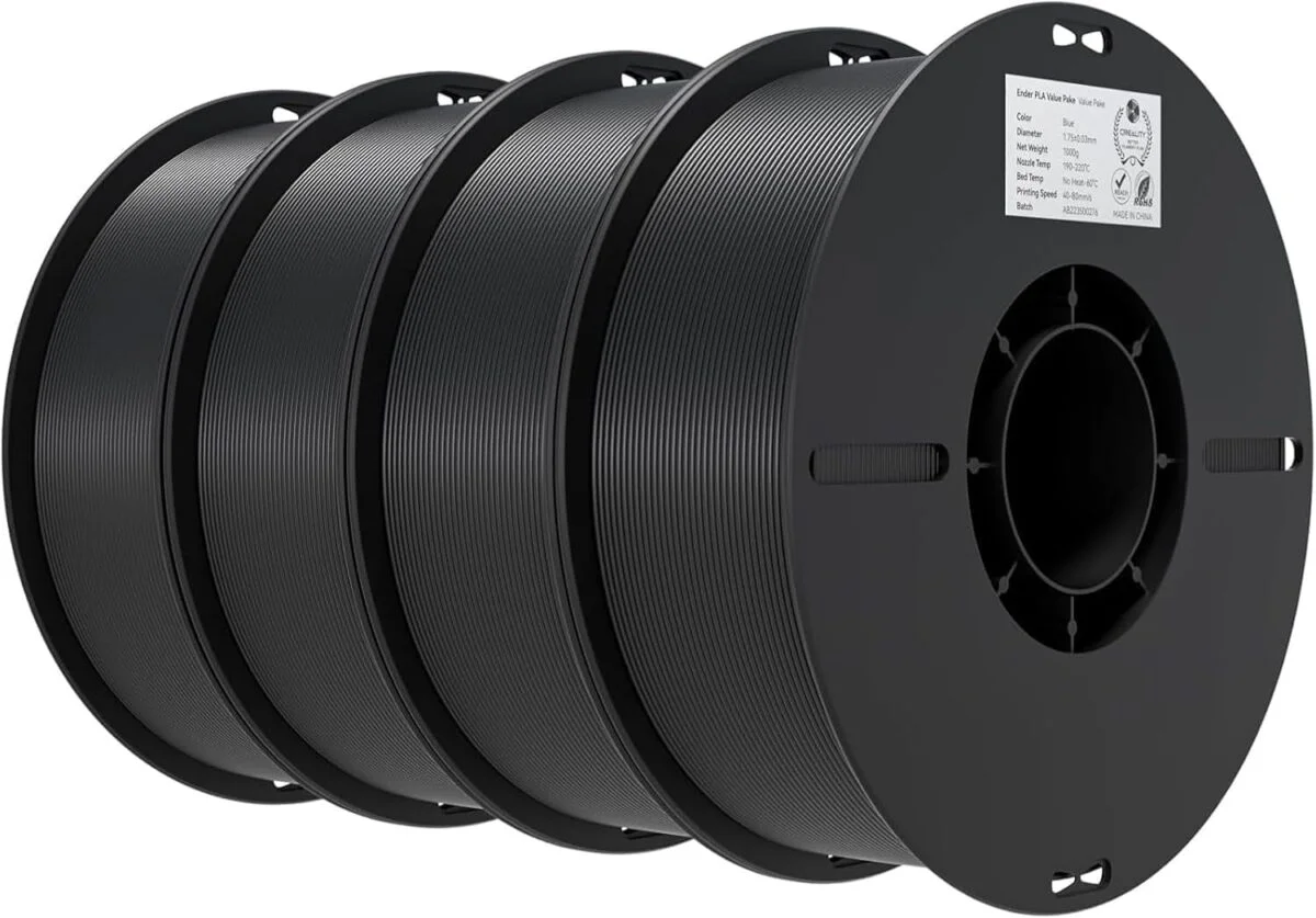 Φωτογραφία προϊόντος: Creality EN-PLA Value Pack 4kg - 4 x Black - Ender Filament 4kg 1.75 (3301010476)