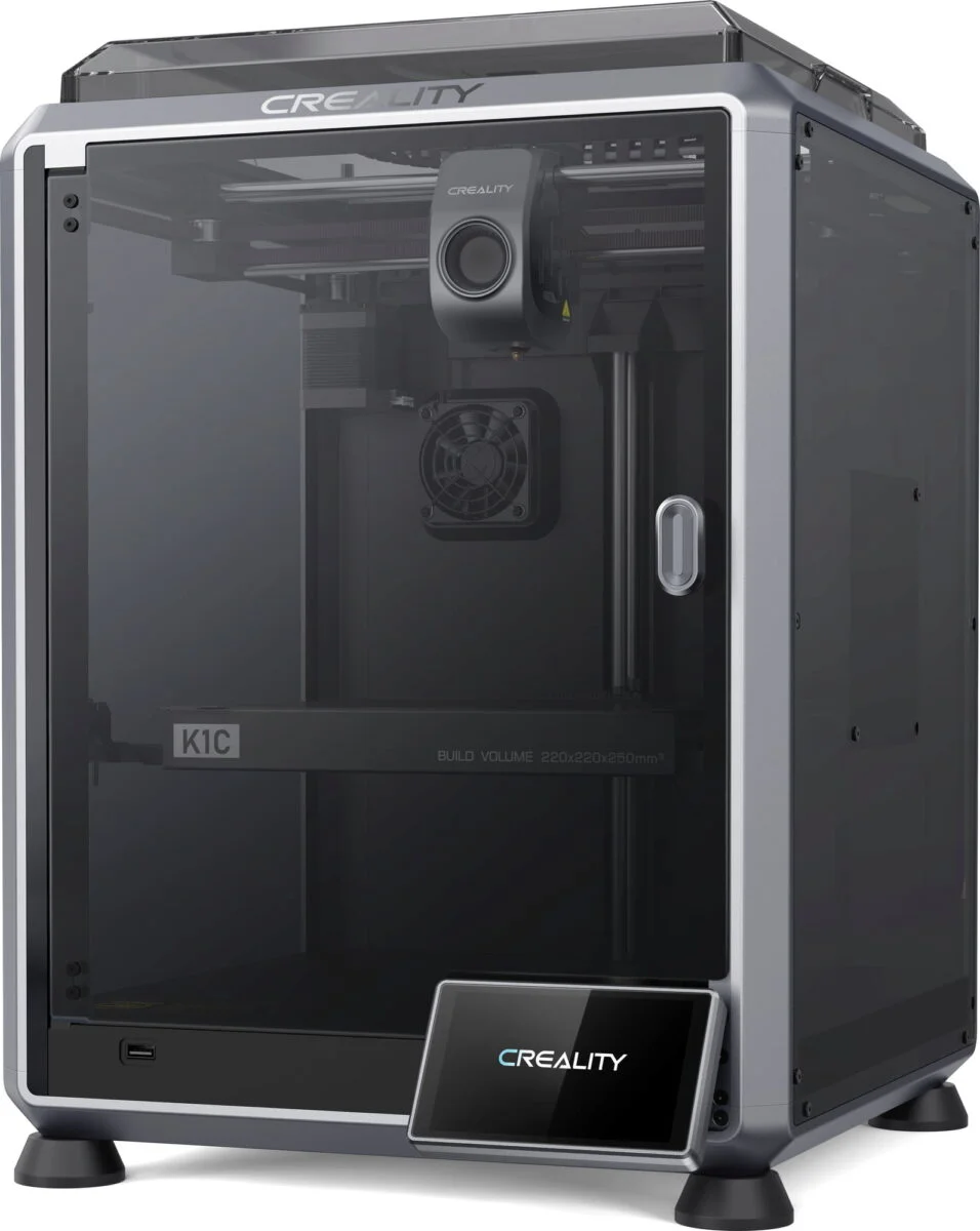 Φωτογραφία προϊόντος: CREALITY K1C 3D Printer High Speed FDM Enclosed 600 mm/s silent fans, advanced nozzle more filaments