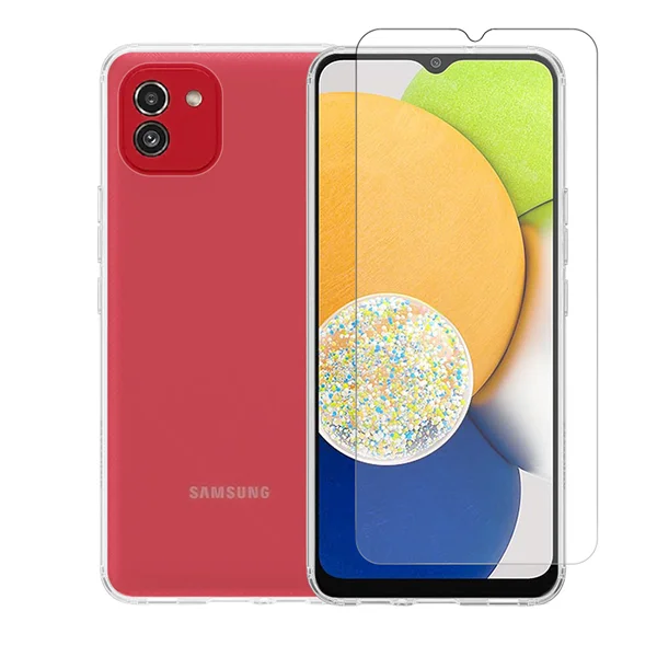 Φωτογραφία προϊόντος: Vivid Set TPU + Tempered Glass Samsung Galaxy A03 Transparent