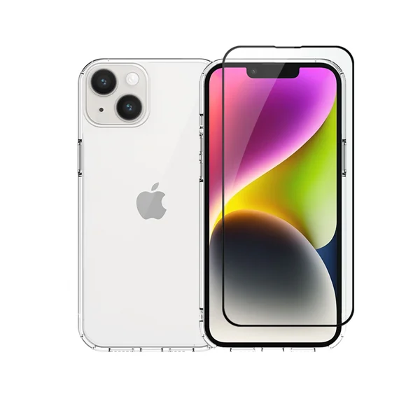 Φωτογραφία προϊόντος: Vivid Set TPU Case + Full Face Tempered Glass Apple iPhone 14 Plus Black