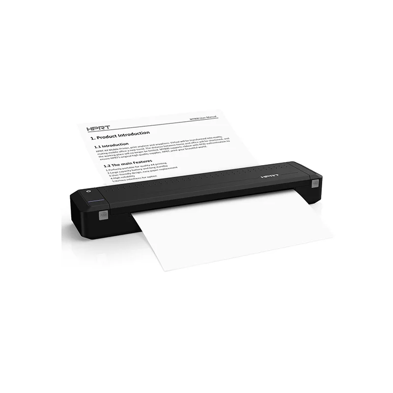 Φωτογραφία προϊόντος: HPRT MT-800 Mobile Thermal Printer For A4 Paper (REQUIRES RIBBON & A4 PAPER) - Black