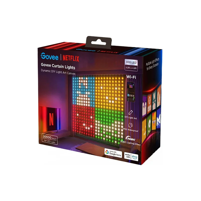 Φωτογραφία προϊόντος: Govee Curtain Light LED Wi-Fi RGBWW (H70BC)
