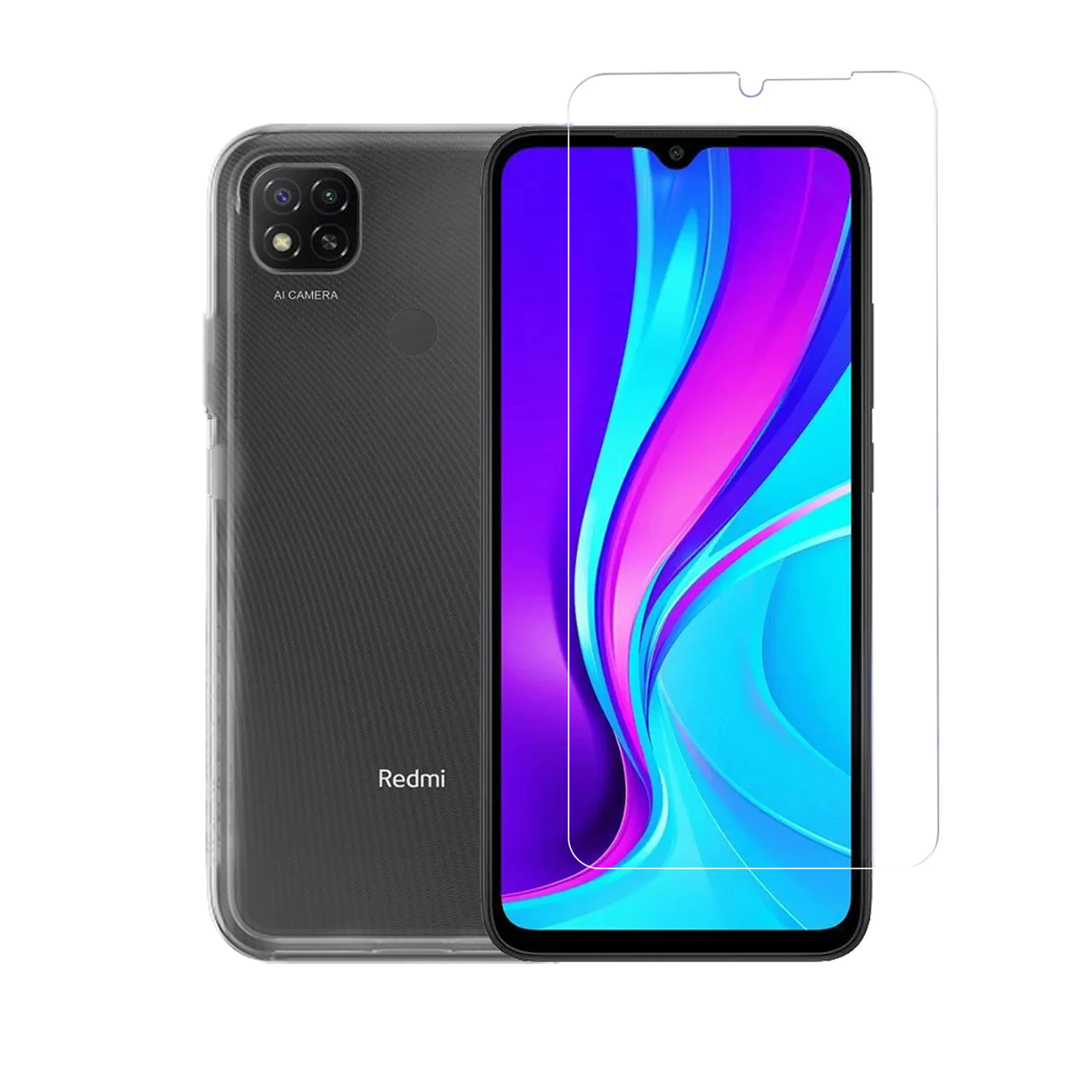 Φωτογραφία προϊόντος: Vivid Set TPU + Tempered Glass Xiaomi Redmi 9C Transparent
