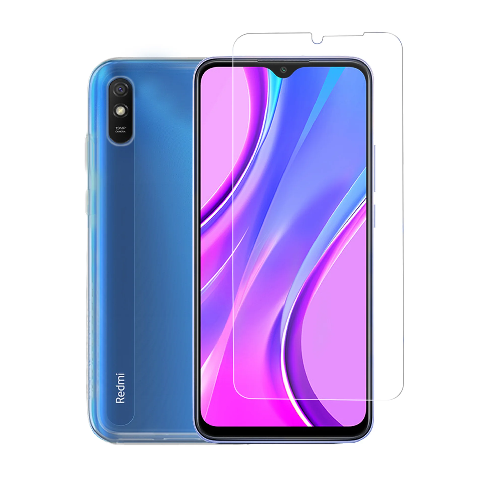 Φωτογραφία προϊόντος: Vivid Set Gelly Transparent + Tempered Glass Xiaomi Redmi 9A