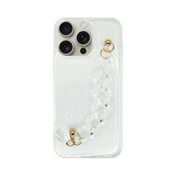 Φωτογραφία προϊόντος: Vivid Clear Shine Case with Chain Hand Strap Apple iPhone 16 Pro Max