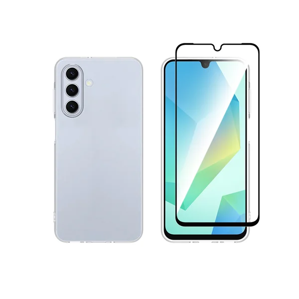 Φωτογραφία προϊόντος: Vivid Set Gelly Case + Full Face Tempered Glass Samsung Galaxy A26 Black