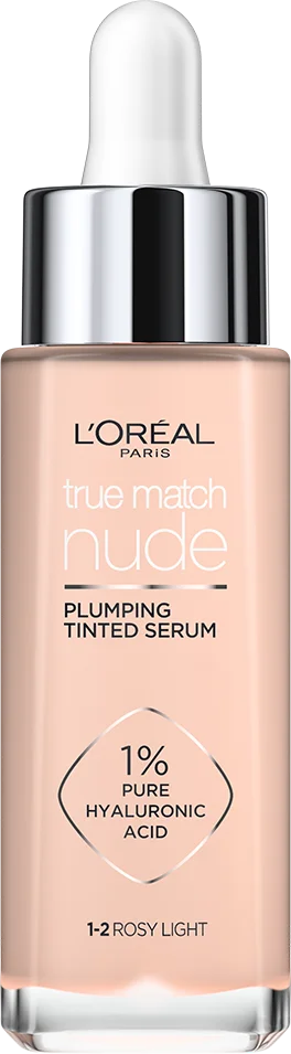 Φωτογραφία προϊόντος: L'Oreal Paris True Match Nude Plumping Tinted Serum 1-2 Rosy Light Ορός Προσώπου 30ml - 1-2 Rosy Light
