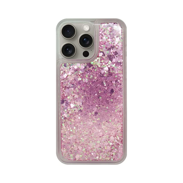Φωτογραφία προϊόντος: Vivid Liquid Glitter Case Apple iPhone 15 Pro Max Pink