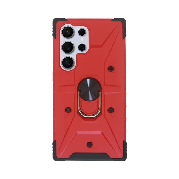 Φωτογραφία προϊόντος: Vivid Ring Rugged Armor Case Samsung Galaxy S24 Ultra Red