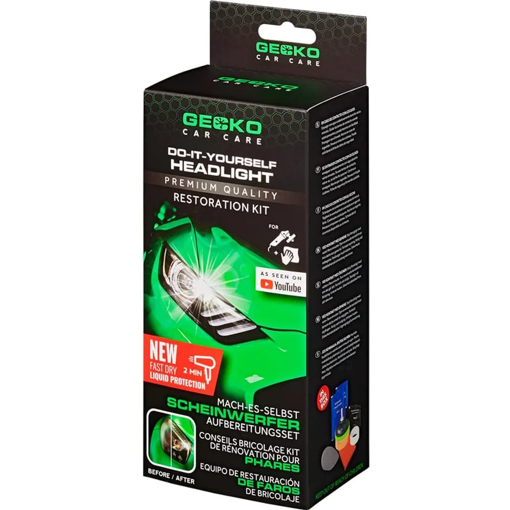 Φωτογραφία προϊόντος: Gecko Headlight Restoration Kit