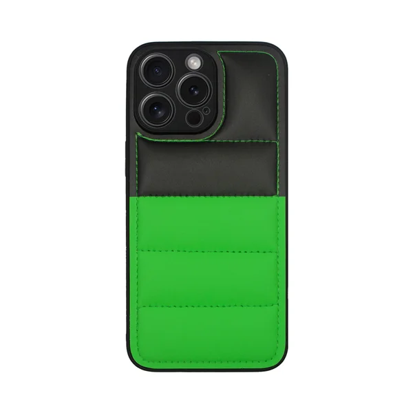 Φωτογραφία προϊόντος: Vivid Puffer Back Cover Apple iPhone 15 Pro Green/Black