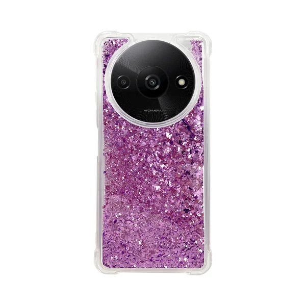 Φωτογραφία προϊόντος: Vivid Liquid Glitter Case Redmi A3 Purple
