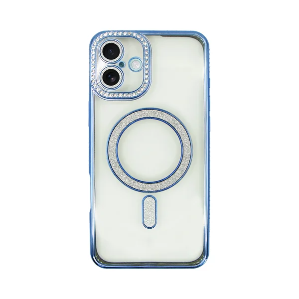 Φωτογραφία προϊόντος: Vivid Magsafe Strass and Glitter Case Apple iPhone 16 Plus Transparent