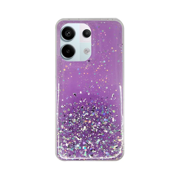 Φωτογραφία προϊόντος: Vivid Liquid Glitter Case Redmi Note 13 Pro/Poco X6 5G Purple/Multicolor