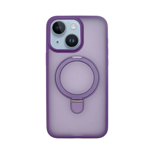 Φωτογραφία προϊόντος: Vivid Magsafe Ring Stand PC Case Apple iPhone 15 Plus Purple