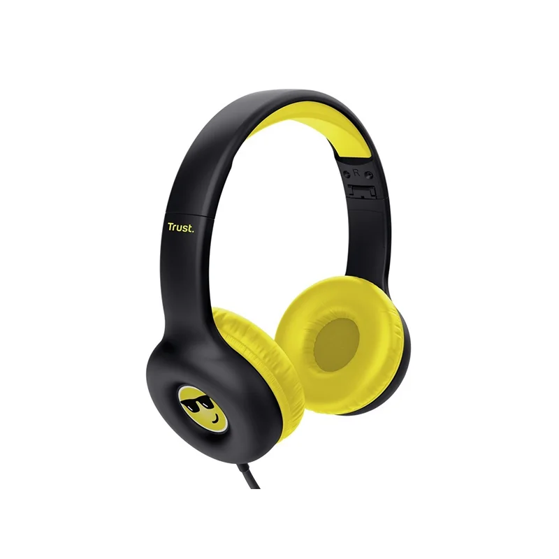 Φωτογραφία προϊόντος: Trust Nouna Kids Headphones, 3.5mm Jack, Stereo 2.0 (Black/Yellow) (25406)
