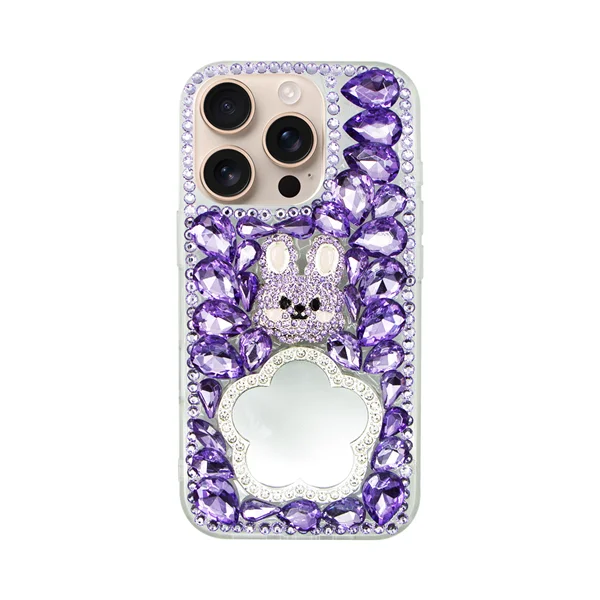 Φωτογραφία προϊόντος: Vivid Diamond Case with Mirror Apple iPhone 16 Pro Purple