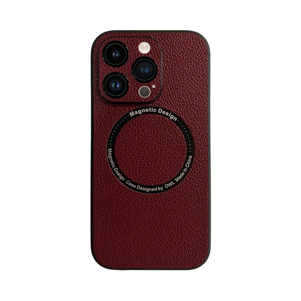 Φωτογραφία προϊόντος: Vivid Magsafe Leather Case Apple iPhone 14 Pro Purple