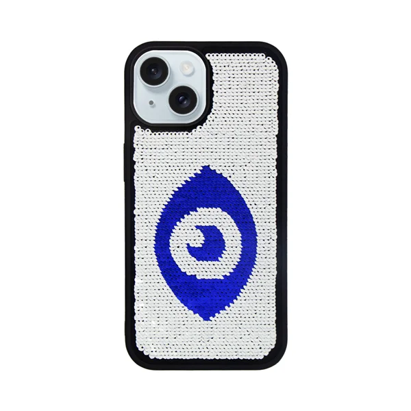 Φωτογραφία προϊόντος: Vivid Sequin Case Apple iPhone 15 Silver/Blue
