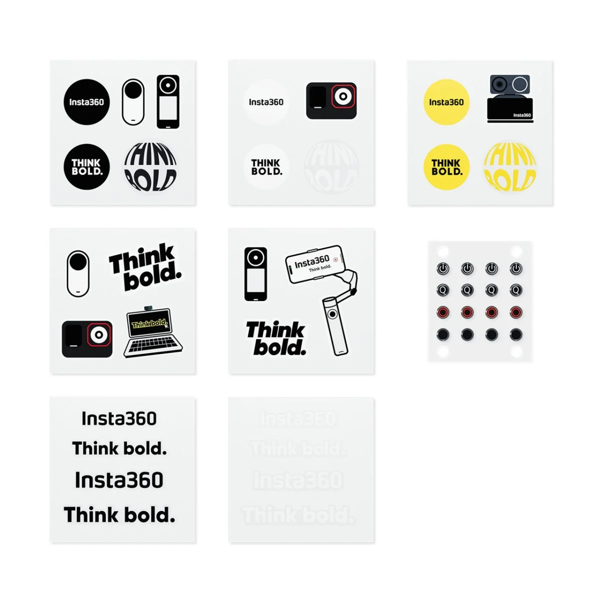 Φωτογραφία προϊόντος: Insta360 Button Sticker Set - Tactile button stickers, locate easier the buttons