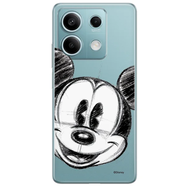 Φωτογραφία προϊόντος: Disney Case Redmi Note 13 5G Mickey Partial Print Sketch Transparent