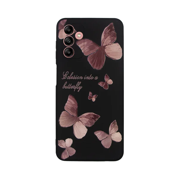Φωτογραφία προϊόντος: Vivid Silicone Case Samsung Galaxy A04s Butterfly Black/Pink
