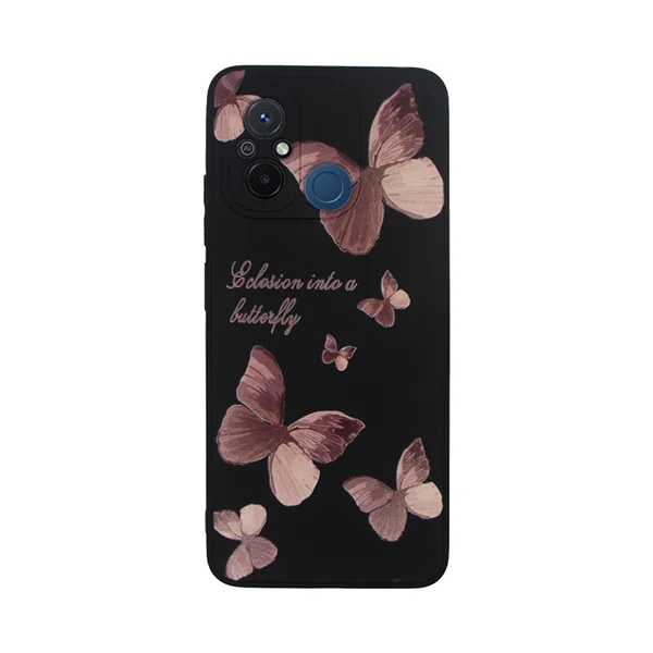 Φωτογραφία προϊόντος: Vivid Silicone Case Xiaomi Redmi 12C Butterfly Black/Pink