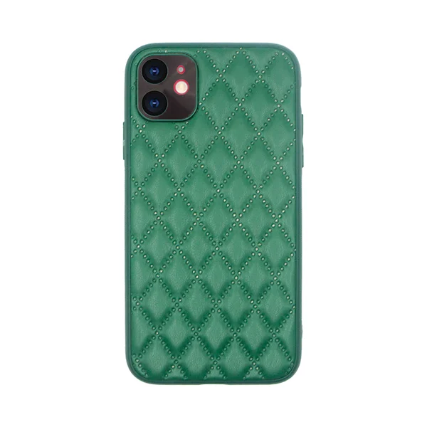 Φωτογραφία προϊόντος: Vivid Diamond Shape PU Leather Case Apple iPhone 11 Green