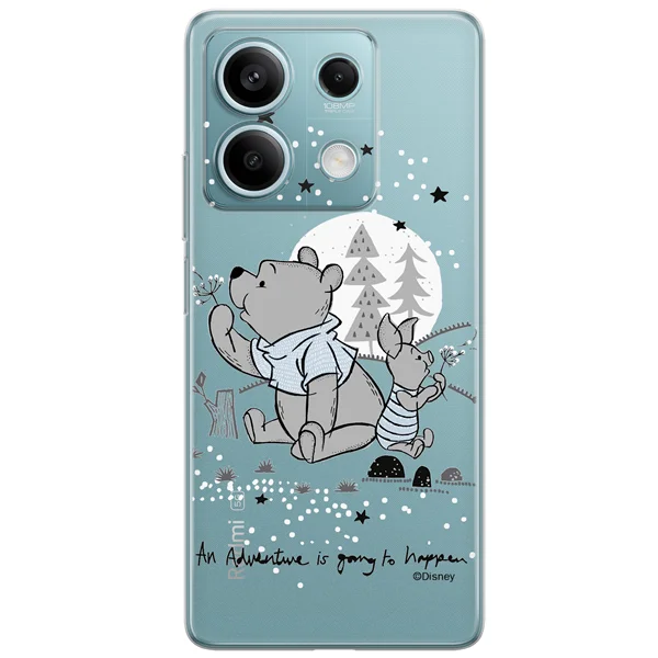 Φωτογραφία προϊόντος: Disney Case Redmi Note 13 5G Winnie the Pooh Partial Print Transparent