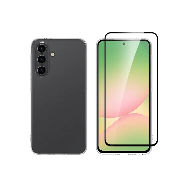 Φωτογραφία προϊόντος: Vivid Set Gelly Case + Full Face Tempered Glass Samsung Galaxy A56 Black