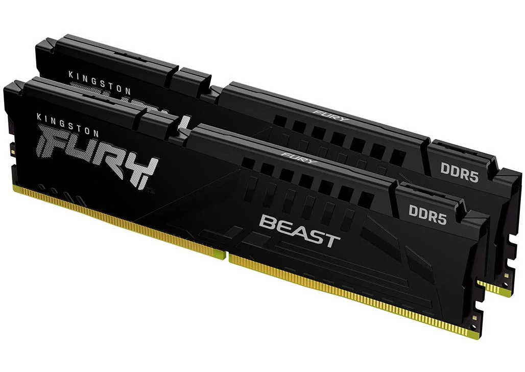 Φωτογραφία προϊόντος: KINGSTON Memory KF556C36BBE2K2-64 FURY Beast Black DDR5, 5600MT/s, 64GB kit of 2