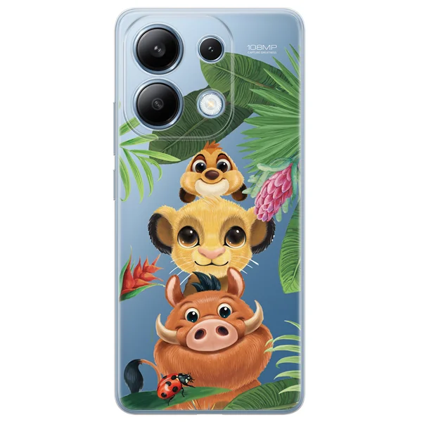 Φωτογραφία προϊόντος: Disney Case Redmi Note 13 4G Lion King Partial Print Friends Transparent