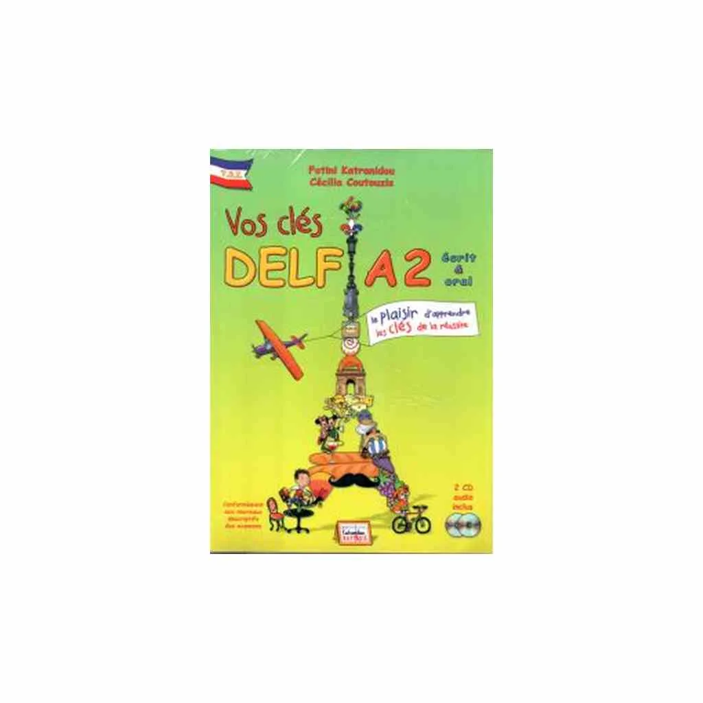 Φωτογραφία προϊόντος: VOS CLES DELF A2 ECRIT + ORAL (+ 2 CD) 2018 N/E