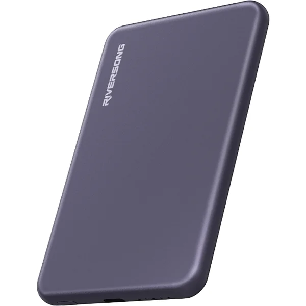 Φωτογραφία προϊόντος: Riversong Wireless Powerbank MagNano 05 5000mAh Dark Purple