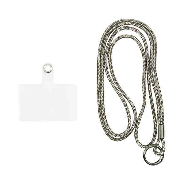 Φωτογραφία προϊόντος: Vivid Lanyard Rhinestone Neck Strap Silver