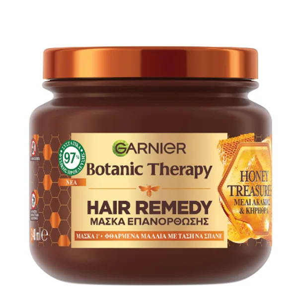 Φωτογραφία προϊόντος: Garnier Botanic Therapy Honey Treasures Μάσκα Επανόρθωσης Μαλλιών 340ml