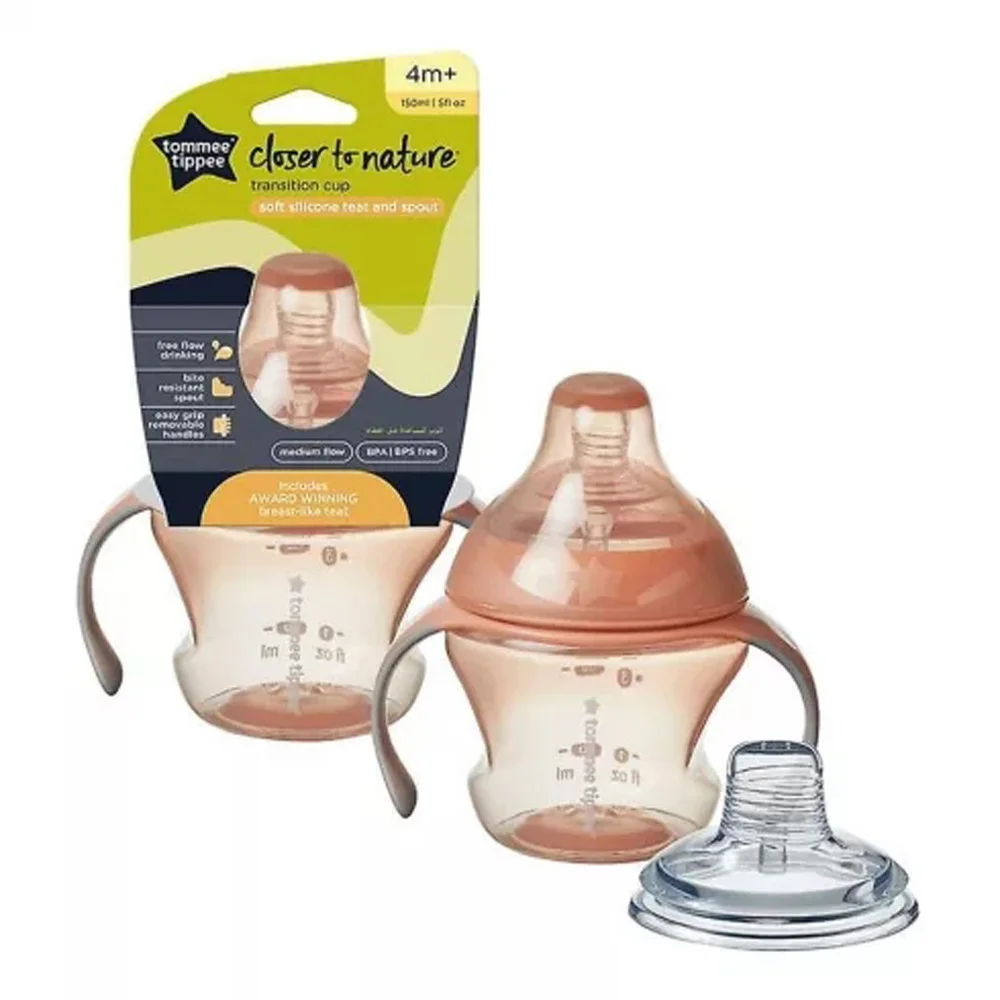 Φωτογραφία προϊόντος: Tommee Tippee Εκπαιδευτικό Κύπελλο με Λαβές και Στόμιο Red 4m+, 150ml
