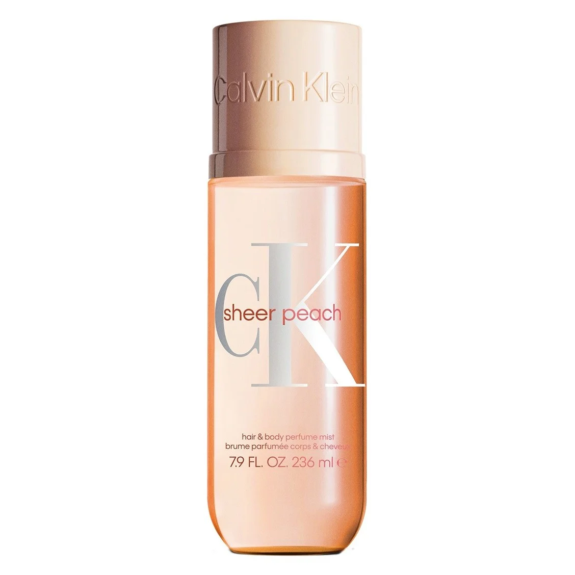 Φωτογραφία προϊόντος: CALVIN KLEIN PERFUMES Calvin Klein Ck One Hair & Body Mist Unisex Σπρέι για Μαλλιά και Σώμα 236ml - Sheer Peach