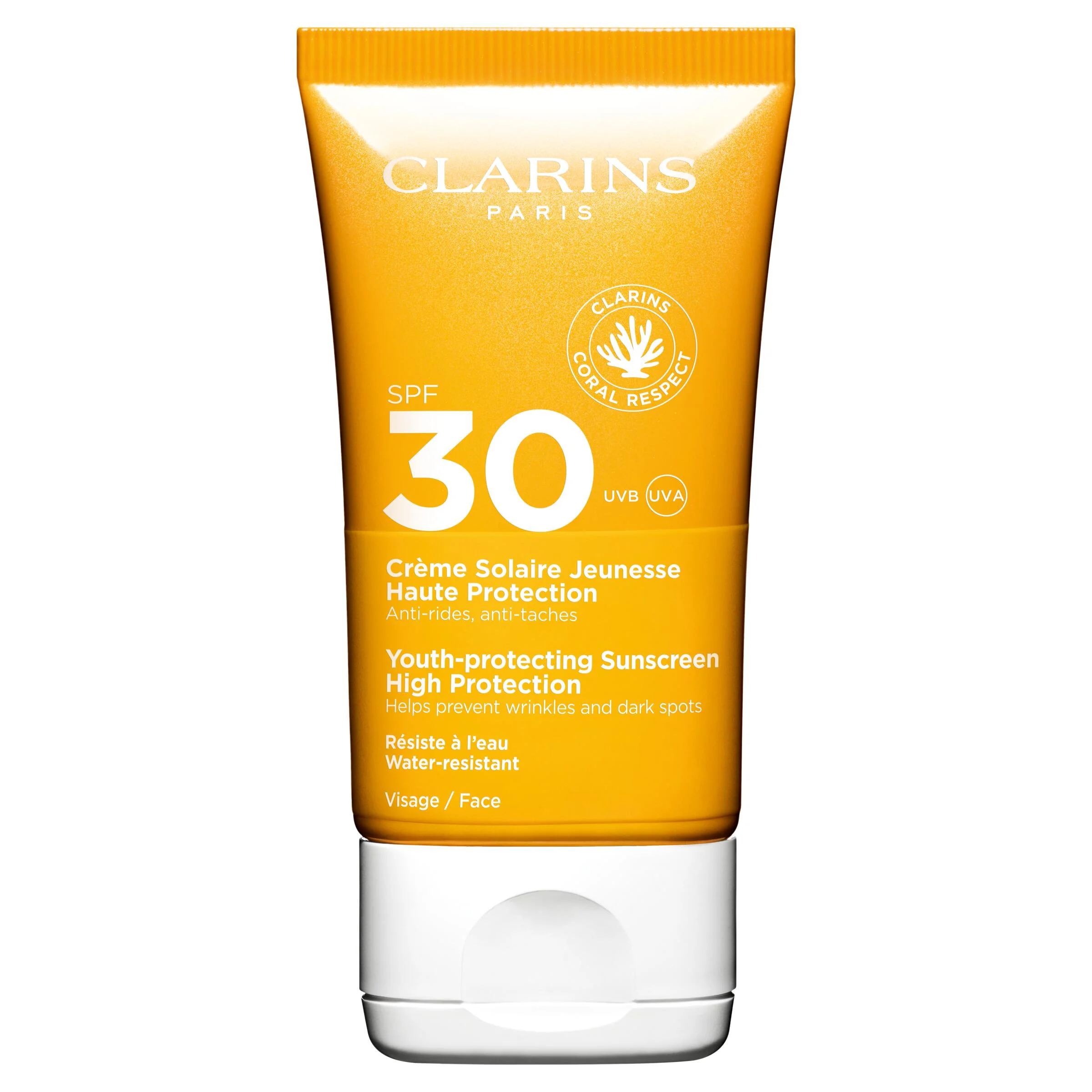 Φωτογραφία προϊόντος: Clarins High Protection Youth Sun Care Cream Αντηλιακή Κρέμα Προσώπου Ενυδατική SPF30 50ml