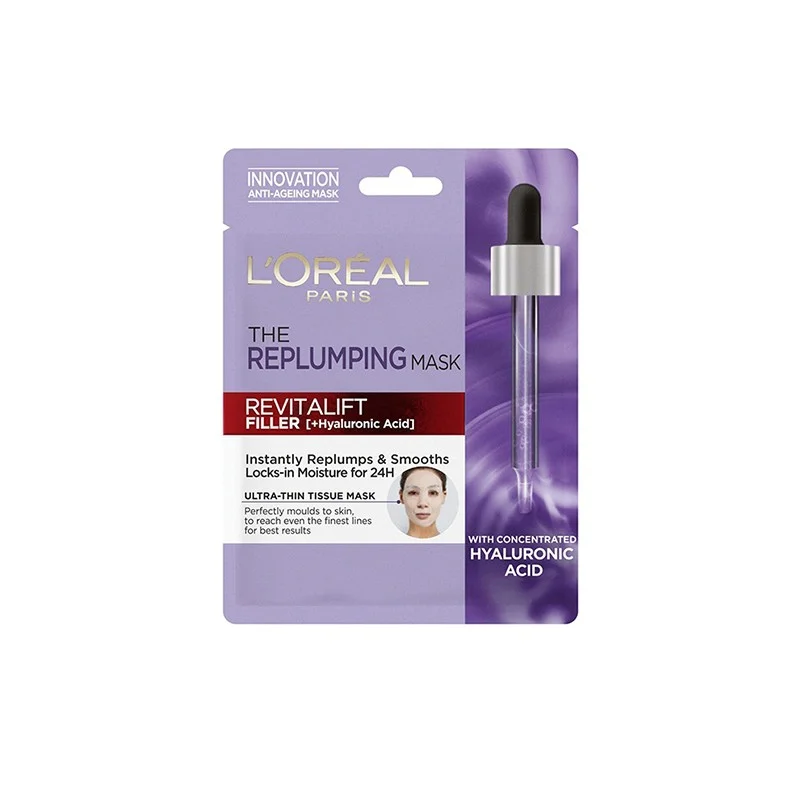 Φωτογραφία προϊόντος: L'Oreal Revitalift Υφασμάτινη Μάσκα Filler The Replumping Mask 30gr