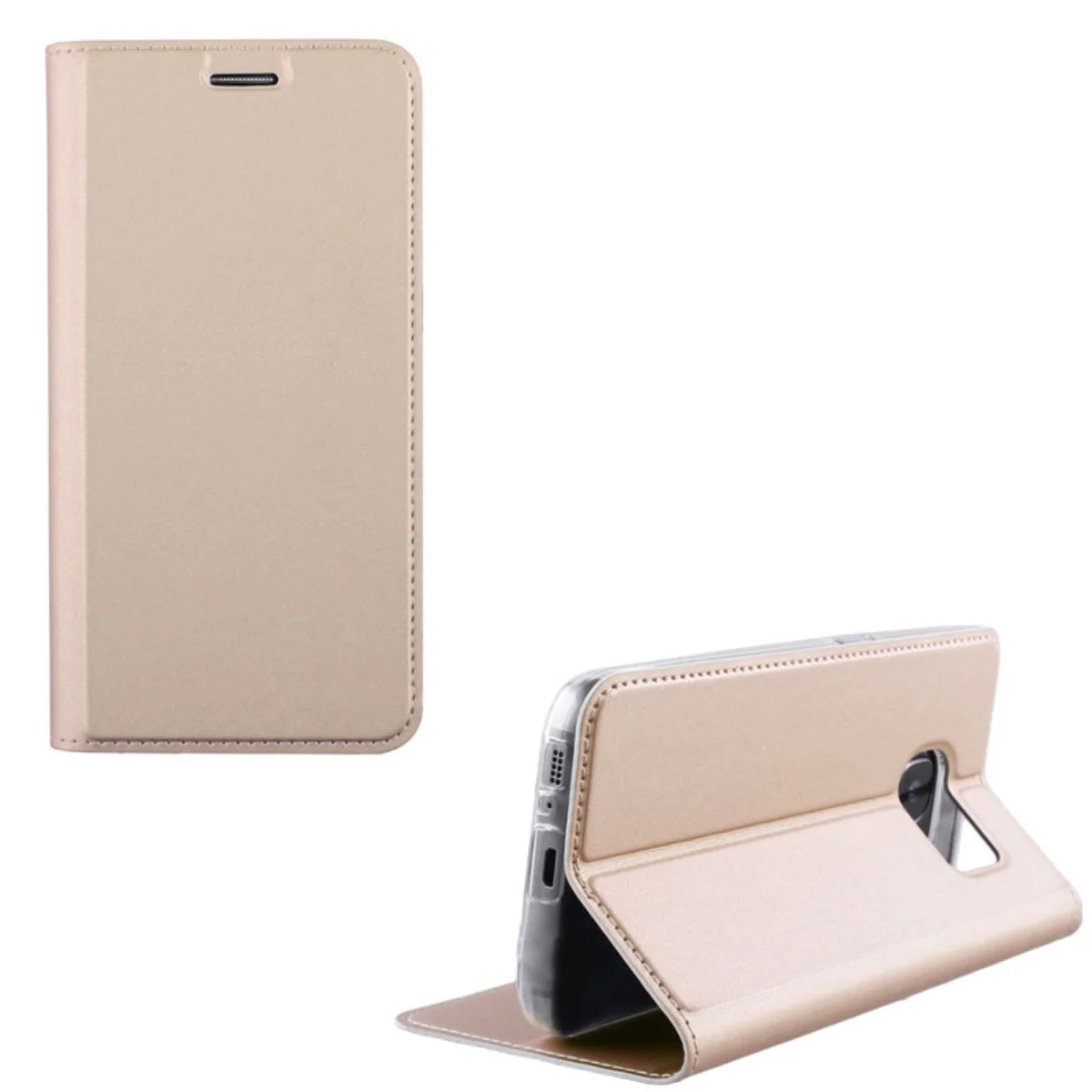 Φωτογραφία προϊόντος: ΘΗΚΗ HUAWEI P9 LITE 5.2" PRIME MAGNET BOOK STAND GOLD IDOL